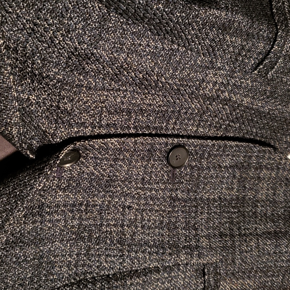 Ann Taylor Loft blazer in a size 6. Excellent condition. It is blue and black - Picture 8 of 8